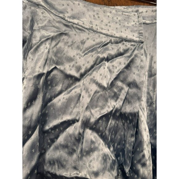 FREE PEOPLE ADULT SATIN LIGHT BLUE MINI SKIRT SIZE 0 EUC - Picture 4 of 9